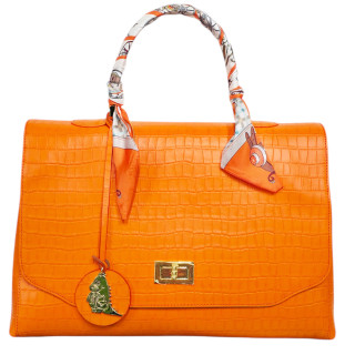 17. 부가티 숄더백 -오렌지