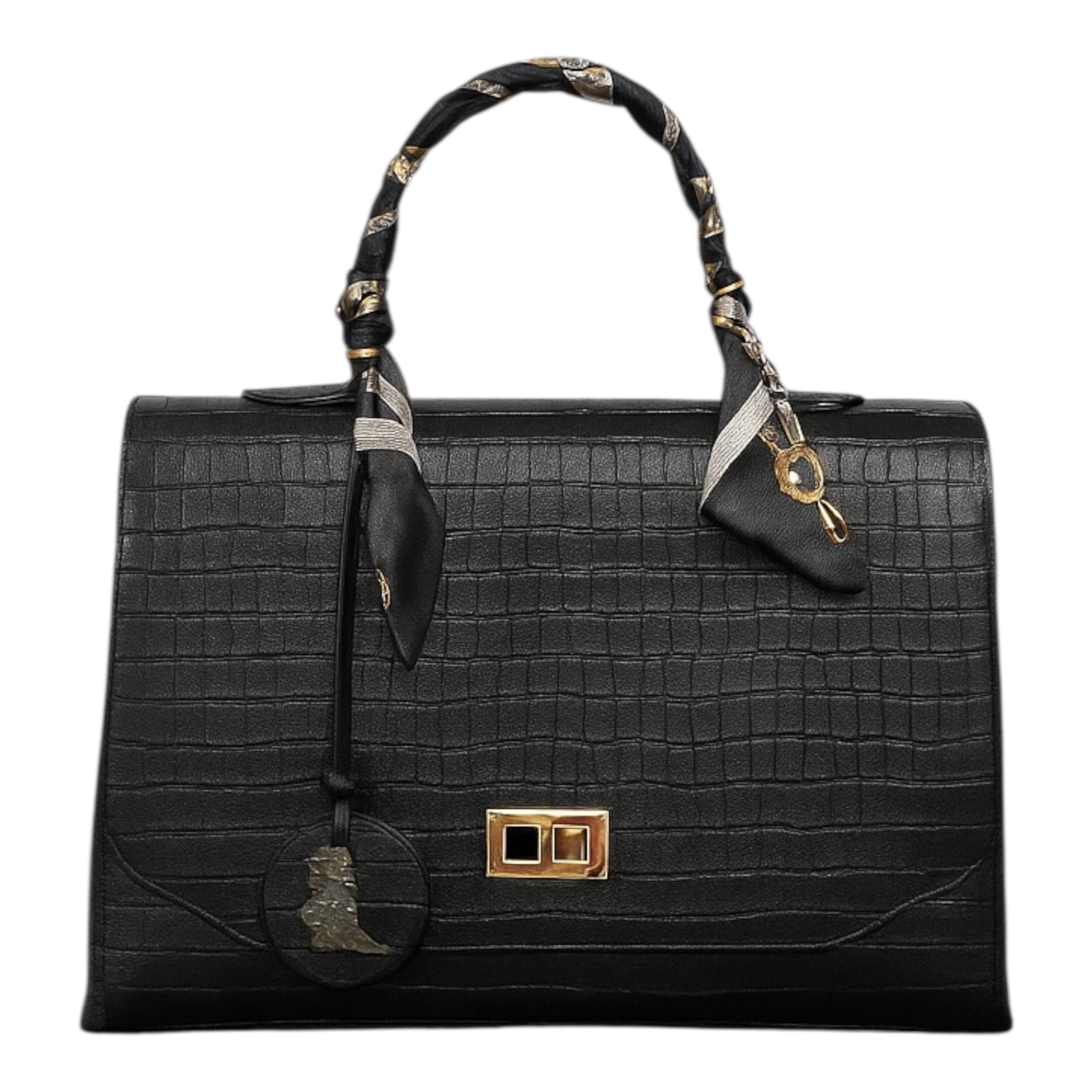 18. 부가티 숄더백 -블랙